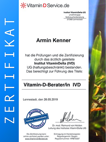 Vitamin-D-Beratungszertifikat